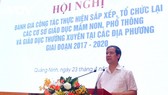 Bộ trưởng Bộ GD-ĐT Nguyễn Kim Sơn phát biểu tại hội nghị. Ảnh: VOV