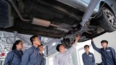 Xưởng thực hành ô tô của Trường Đại học Đông Á vừa đưa vào sử dụng
