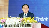  Phó Thủ tướng Vương Đình Huệ phát biểu tại buổi lễ. Ảnh: VGP