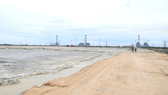 Bãi chứa tro xỉ than của Nhà máy Nhiệt điện Vĩnh Tân 2.