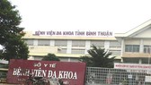 Bệnh viện Đa khoa tỉnh Bình Thuận.