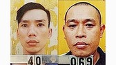 Hai đối tượng bị truy nã Nguyễn Viết Huy (40) và Nguyễn Văn Nưng (069). Ảnh: CQĐT