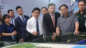Thủ tướng Phạm Minh Chính tham quan mô hình và tìm hiểu dự án Khu công nghiệp Sơn Mỹ 1.