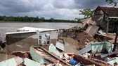A landslide in Nha Be District (Photo: SGGP)