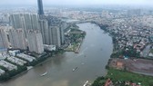 Many construction projects have encroached the Saigon River (Photo: SGGP)
