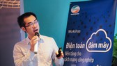 Ông Nguyễn Tiến Dũng - Giám đốc Viettel IDC trình bày tại hội thảo