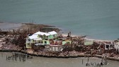 Bão Dorian tàn phá đảo Great Abaco của Bahamas. Ảnh: AFP/TTXVN
