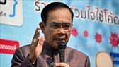 Thủ tướng Thái Lan Prayut Chan-o-cha phát biểu tại cuộc họp ở Bangkok ngày 10-3-2020. Ảnh: AFP/TTXVN