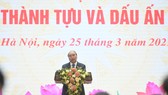Thủ tướng Nguyễn Xuân Phúc chia sẻ: “5 năm qua là một nhiệm kỳ nhiều cảm xúc, là những năm tháng đáng nhớ nhất của cá nhân tôi đến thời điểm này…”. Ảnh: VGP