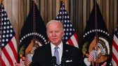 Tổng thống Mỹ Joe Biden phát biểu tại Washington, DC. Nguồn: AFP/TTXVN
