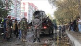 Hiện trường một vụ đánh bom ở Kabul, Afghanistan. Ảnh tư liệu: THX/TTXVN