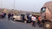 Vụ tai nạn thảm khốc trên cao tốc Hà Nội - Thái Nguyên do xe Innova đi lùi đã khiến 4 người tử vong