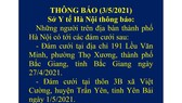 Hà Nội khẩn cấp tìm người tới dự 2 đám cưới ở Bắc Giang, Yên Bái có ca mắc và nghi mắc Covid-19