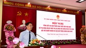 Phó Chủ tịch Thường trực UBND tỉnh Thừa Thiên – Huế Nguyễn Thanh Bình phát biểu chỉ đạo tại hội nghị ​