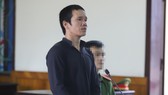 Bị cáo Nguyễn Tiến Hùng tại phiên tòa