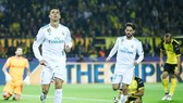 Ronaldo (trái) tiếp tục cùng Real Madrid thể hiện bộ mặt ấn tượng đến bất ngờ tại Champions League. Ảnh: Getty Images.