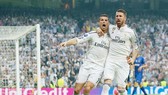 Ramos (phải) và Ronaldo. Ảnh: Getty Images