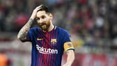 Messi đã hiểu cảm giác khó chịu như Ronaldo khi không ghi bàn 3 trận liên tiếp tại La Liga. Ảnh: Getty Images.