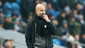 HLV Pep Guardiola cảm nhận áp lực trong giai đoạn cuối mùa. Ảnh: Getty Images