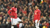 Cầu thủ Man.United thất vọng vì một trận cầu mờ nhạt. Ảnh: Getty Images