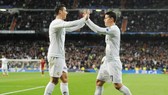 James (phải) hiểu rõ sự lợi hại của Ronaldo trong khâu ghi bàn. Ảnh: Getty Images.