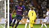 Dembele ghi bàn duy nhất cho Barca. Ảnh: Getty Images