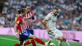 Hàng công Real bế tắc trước Atletico. Ảnh Getty Images.