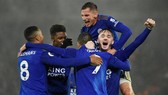 Leicester đã có trận cầu đi vào lịch sử. Ảnh: Getty Images  