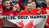 Màn ăn mừng tranh cãi của Gareth Bale. Ảnh: Getty Images
