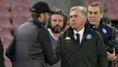 Carlo Ancelotti là HLV duy nhất có thể thắng đội bóng của Jurgen Klopp ở mùa này... Ảnh: Getty Images
