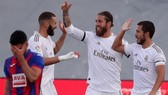 Real Madrid đã dễ dàng giành chiến thắng trong trận đấu đầu tiên sau Covid-19. Ảnh: Getty Images
