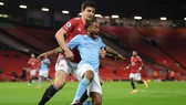Trận derby Manchester đầu tiên của mùa giải đã kết thúc với tỷ số buồn tẻ. Ảnh: Getty Images  