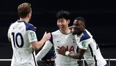 Tottenham dễ dàng ghi tên vào trận chung kết đầu tiên của mùa giải. Ảnh: Getty Images    
