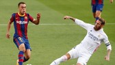 Sergio Ramos không thể chơi Siêu kinh điển vào cuối tuần tới. Ảnh: Getty Images    