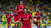 Mohamed Salah đi vào lịch sử khi ghi bàn trong 5 trận mở màn mùa giải mới. Ảnh: Getty Images