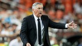 HLV Carlo Ancelotti tỏ rõ thất vọng trước màn trình diễn của Real.