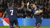 Kylian Mbappe và Lionel Messi đã có màn phối hợp tốt.