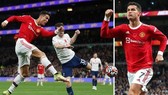 Cristiano Ronaldo ghi bàn thắng tuyệt vời vào lưới Tottenham.