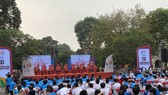 Lễ đếm ngược 31 ngày tới SEA Games 31 đã thực hiện tại thủ đô Hà Nội. Ảnh: MINH CHIẾN