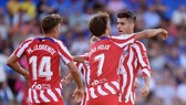 Alvaro Morata tỏa sáng với cú đúp trong ngày trở lại với Atletico Madrid.