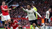 Mohamed Salah ghi hat-trick hủy diệt Man.United 5-0 tại Old Trafford mùa qua. Ảnh: Getty Images