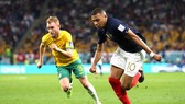 Australia đã không thể theo kịp tốc độ và sức mạnh của Kylian Mbappe.