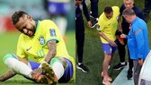 Neymar bị tổn thương dây chằng mắt cá chân phải, nguy cơ chia tay World Cup càng cao.