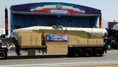 Mẫu tên lửa đạn đạo mới của Iran. Ảnh: CNN