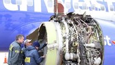 Động cơ máy bay Boeing 737 của hãng hàng không Southwest Airlines sau vụ tai nạn