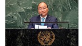 Thủ tướng Nguyễn Xuân Phúc phát biểu tại phiên họp của Liên Hợp Quốc