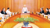 Tổng Bí thư, Chủ tịch nước Nguyễn Phú Trọng phát biểu chỉ đạo cuộc họp             Ảnh: TTXVN