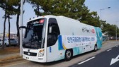 Xe buýt tự lái tại Seoul, Hàn Quốc. Nguồn: TTXVN