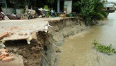 Long An công bố tình trạng khẩn cấp khu vực sạt lở bờ sông Cần Giuộc