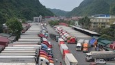 Hàng nghìn container nông sản mắc kẹt tại cửa khẩu Lạng Sơn, Quảng Ninh. Nguồn: TPO